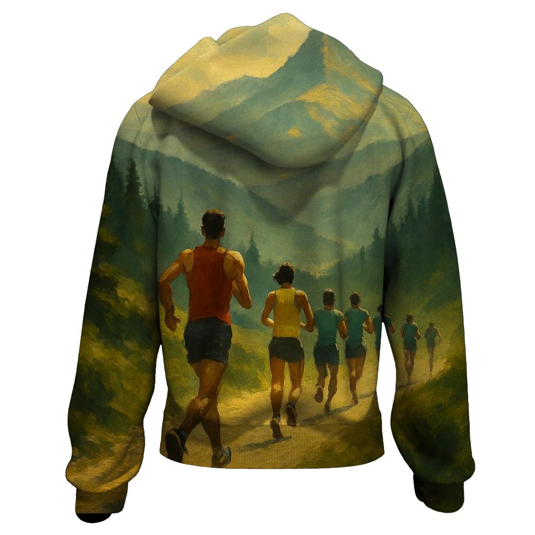 Mountain Trail Marathon heavyweight hoodies