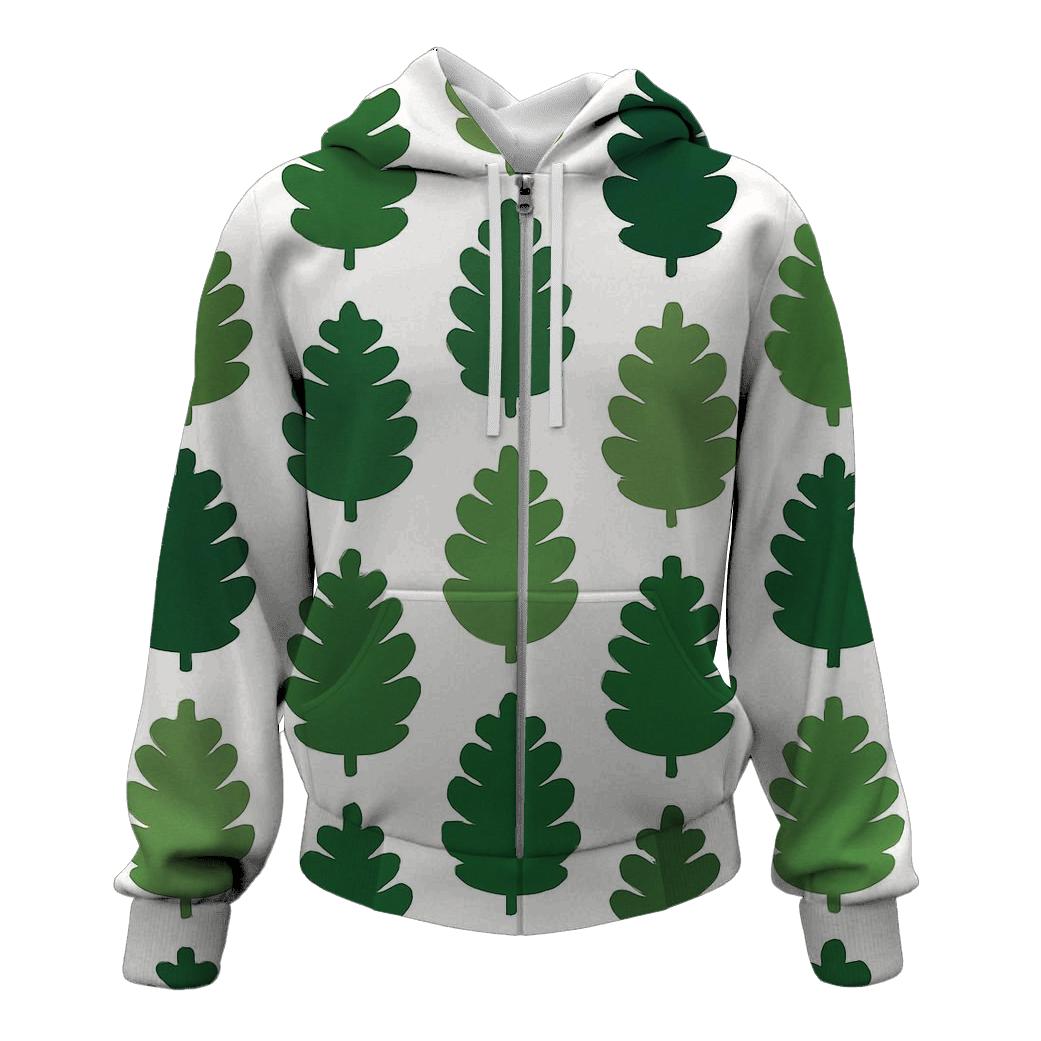 Cascade Of Green Pine Cones premium hoodies