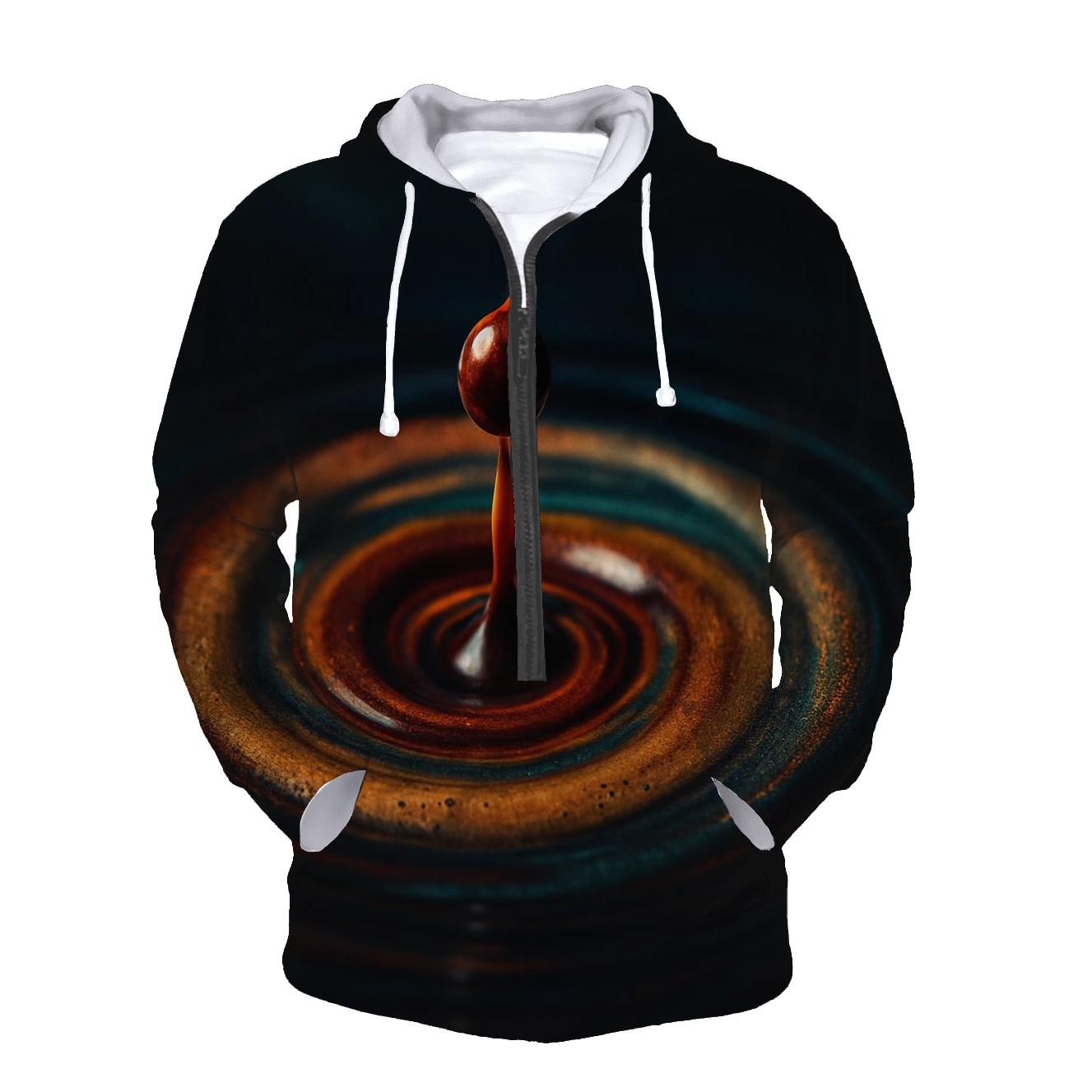 Espresso Drop Motion graphic hoodies