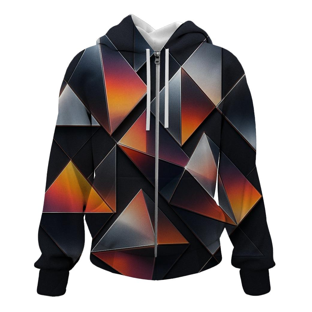 Chrome Mirage Triangles hoodie styles