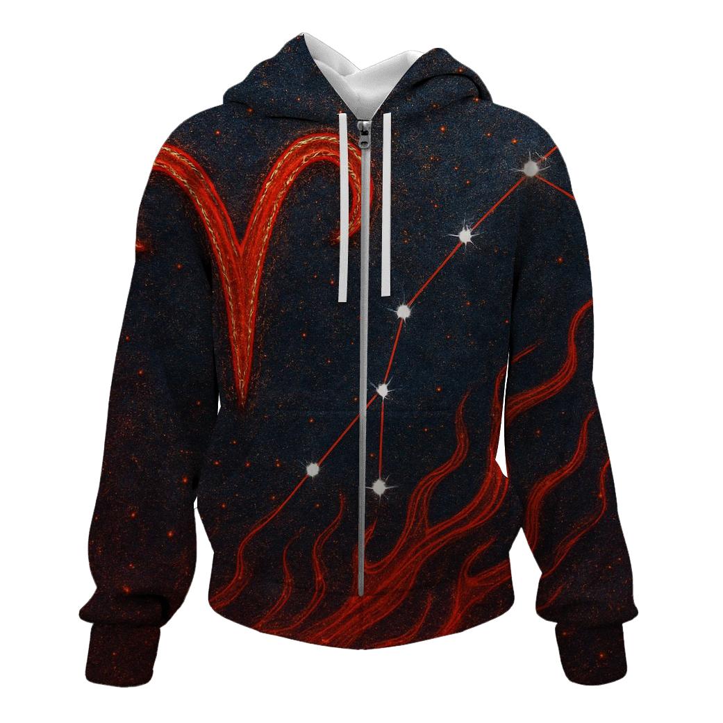Aries Constellation Fire Sigil hoodies fashion
