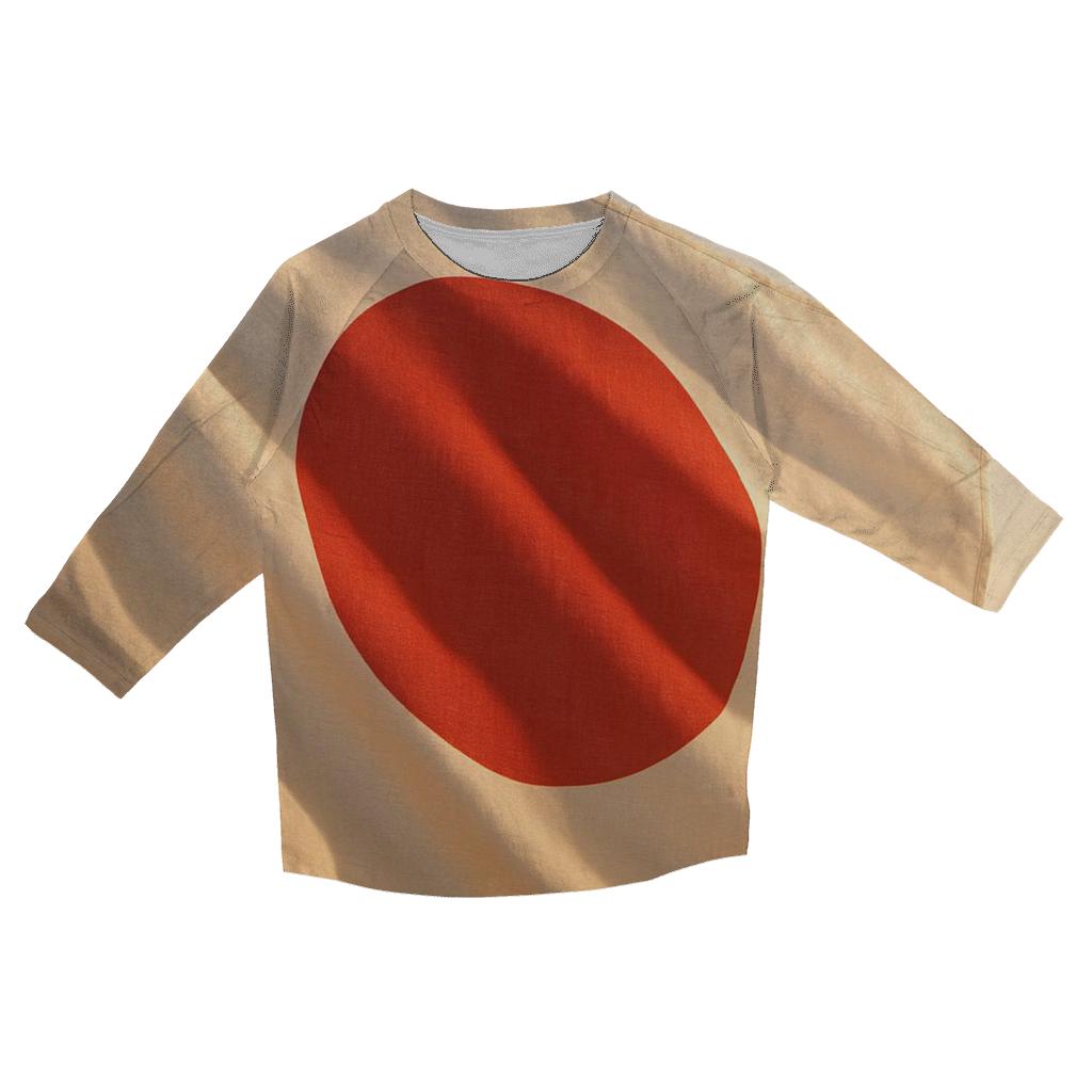 Rising Sun Silk fashion 3/4 sleeve shirts