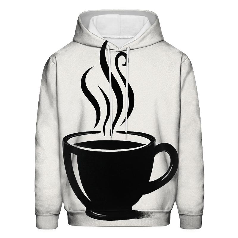 Morning Steam Outline lightweight hoodies