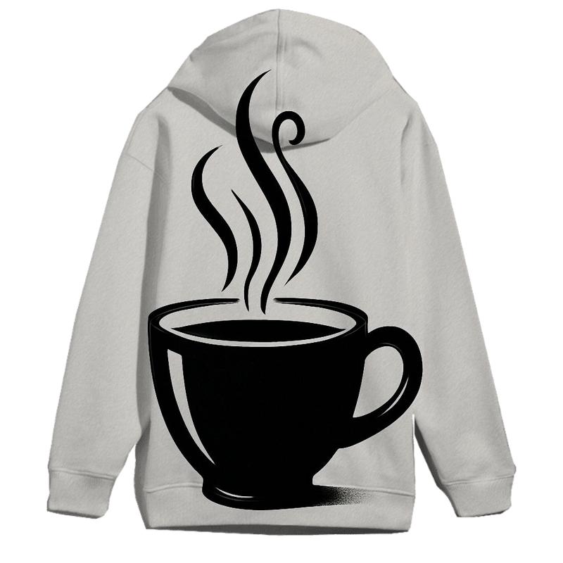 Morning Steam Outline lightweight hoodies