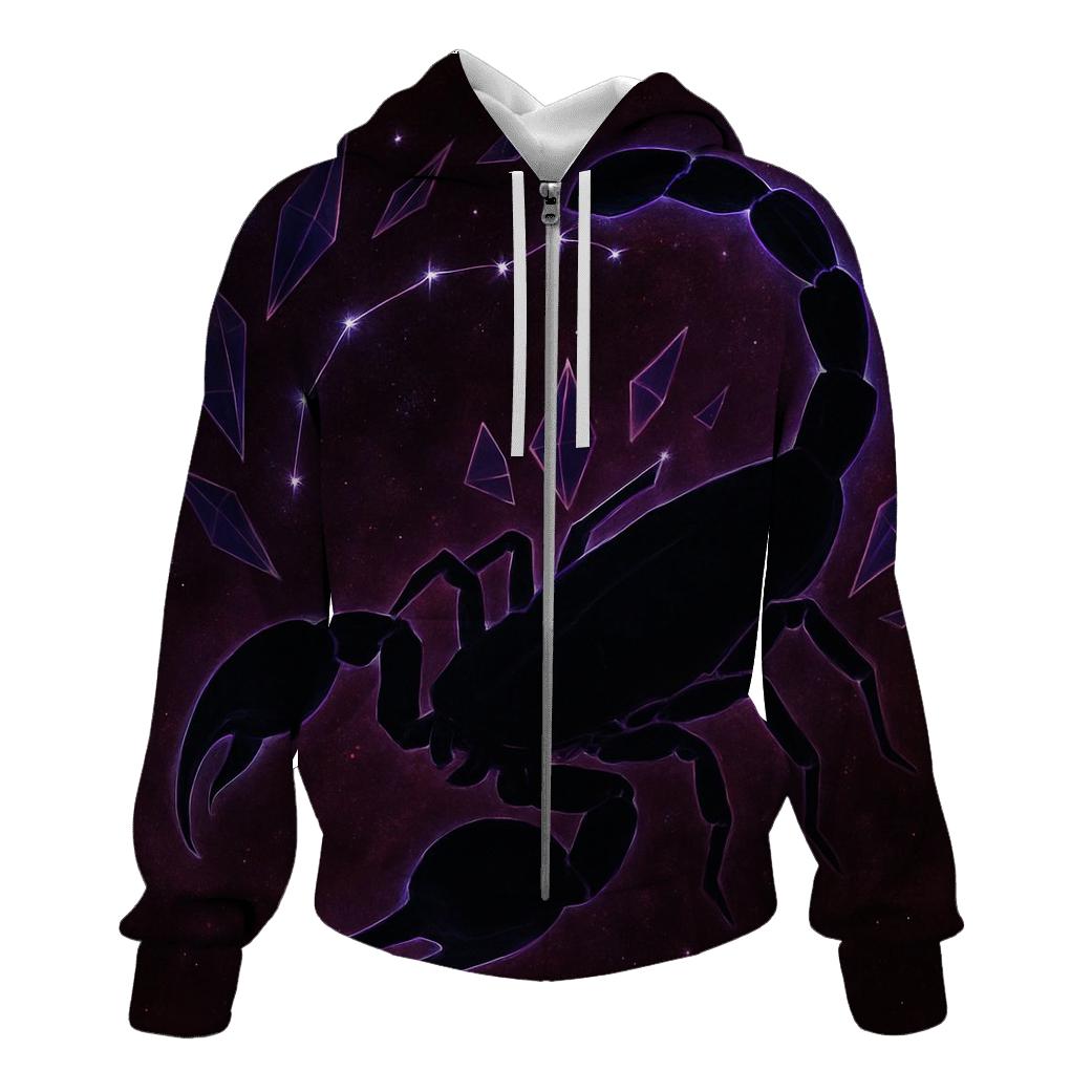 Scorpio Galactic Scorpion Sigil hoodie trends