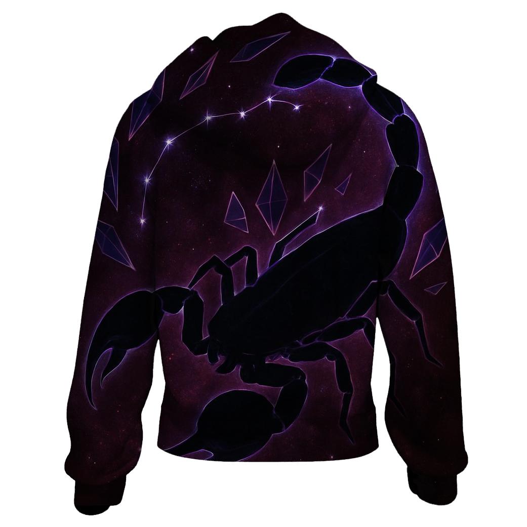 Scorpio Galactic Scorpion Sigil hoodie trends
