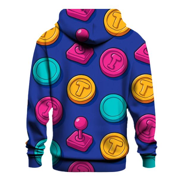 Arcade Token Pattern hoodie styles