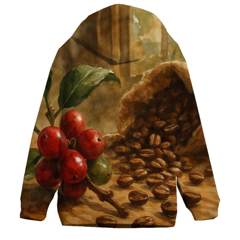 Cherry Branch Still Life printed hoodies
