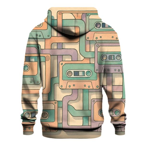 Cassette Maze Retro printed hoodies