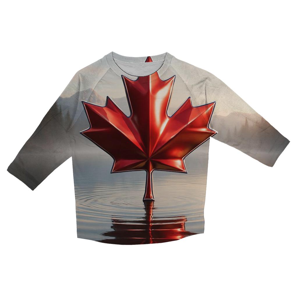 Maple Reflection cotton quarter sleeve shirts