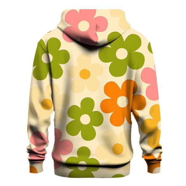 Funky Flower Power graphic hoodies