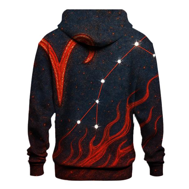 Aries Constellation Fire Sigil custom hoodies