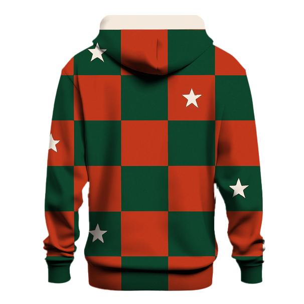 Checkerboard Star Play pullover hoodies