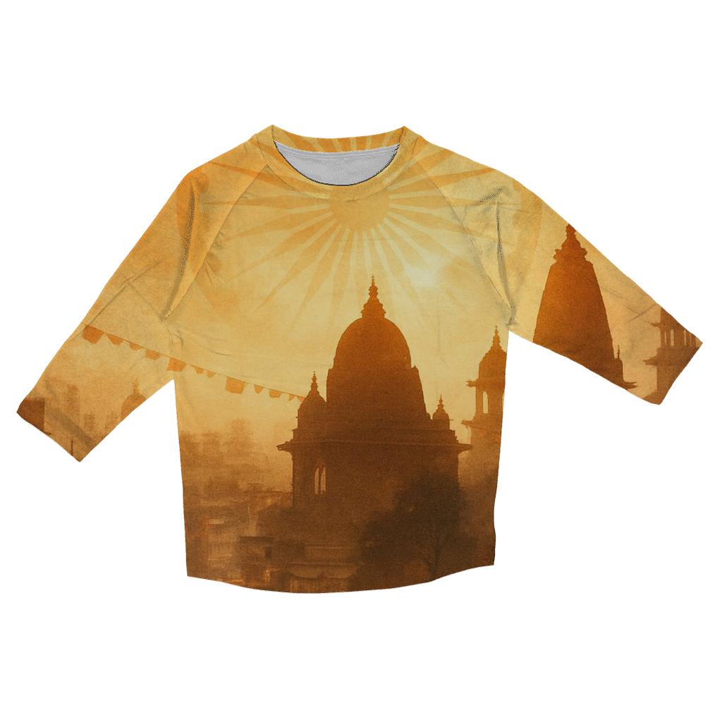 Monsoon Mosaic fashion 3/4 sleeve shirts