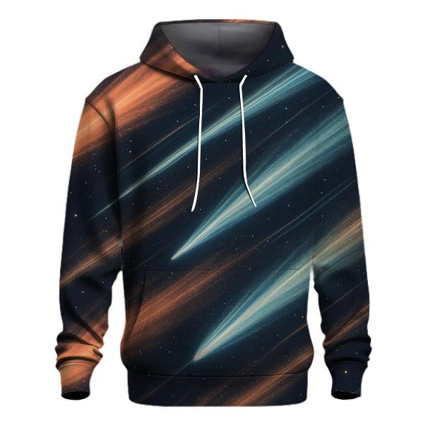 Comet Fan Overprint zip-up hoodies