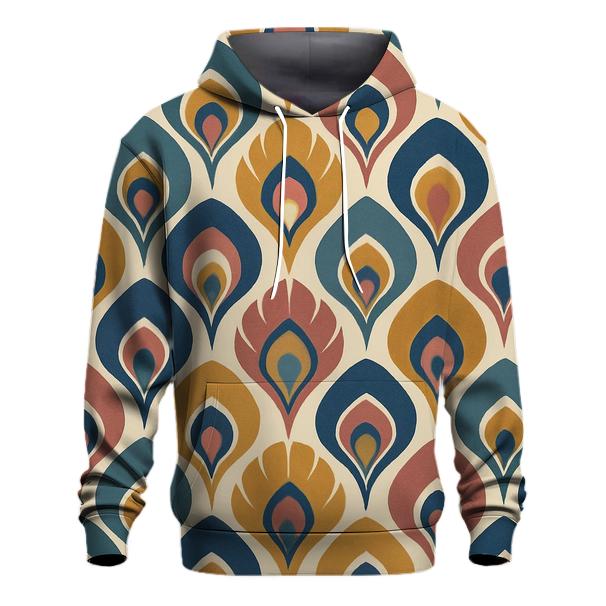 Peacock Feather Silhouette hoodie designs