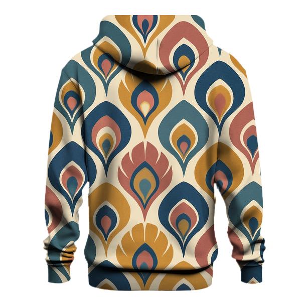 Peacock Feather Silhouette hoodie designs