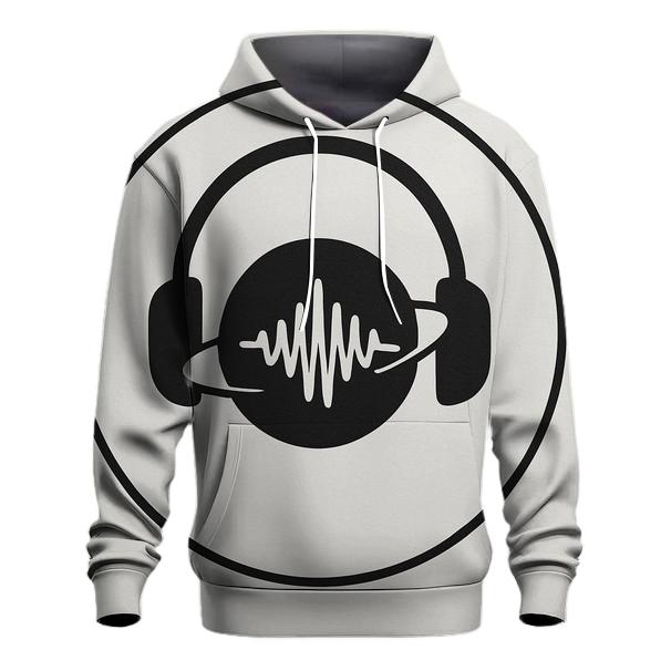 Headphone Orbit Minimal graphic hoodies