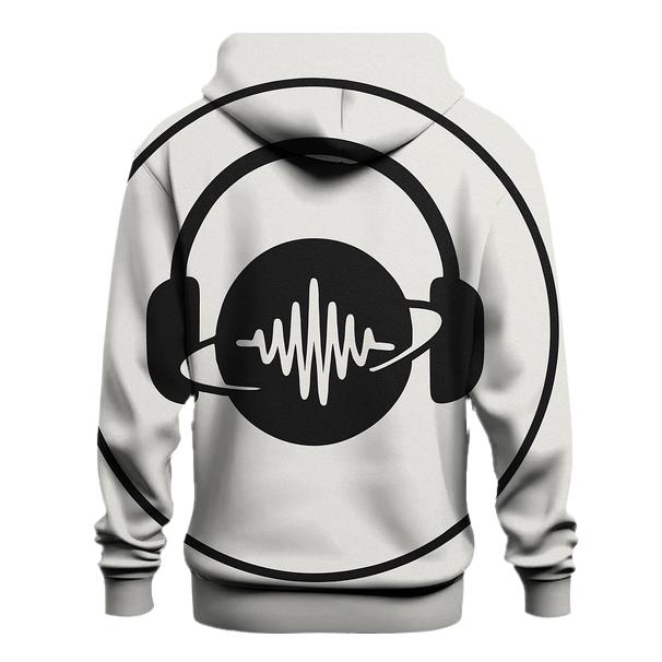 Headphone Orbit Minimal graphic hoodies