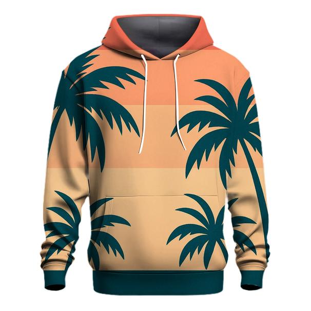 Sunset Palm Lines hoodie styles