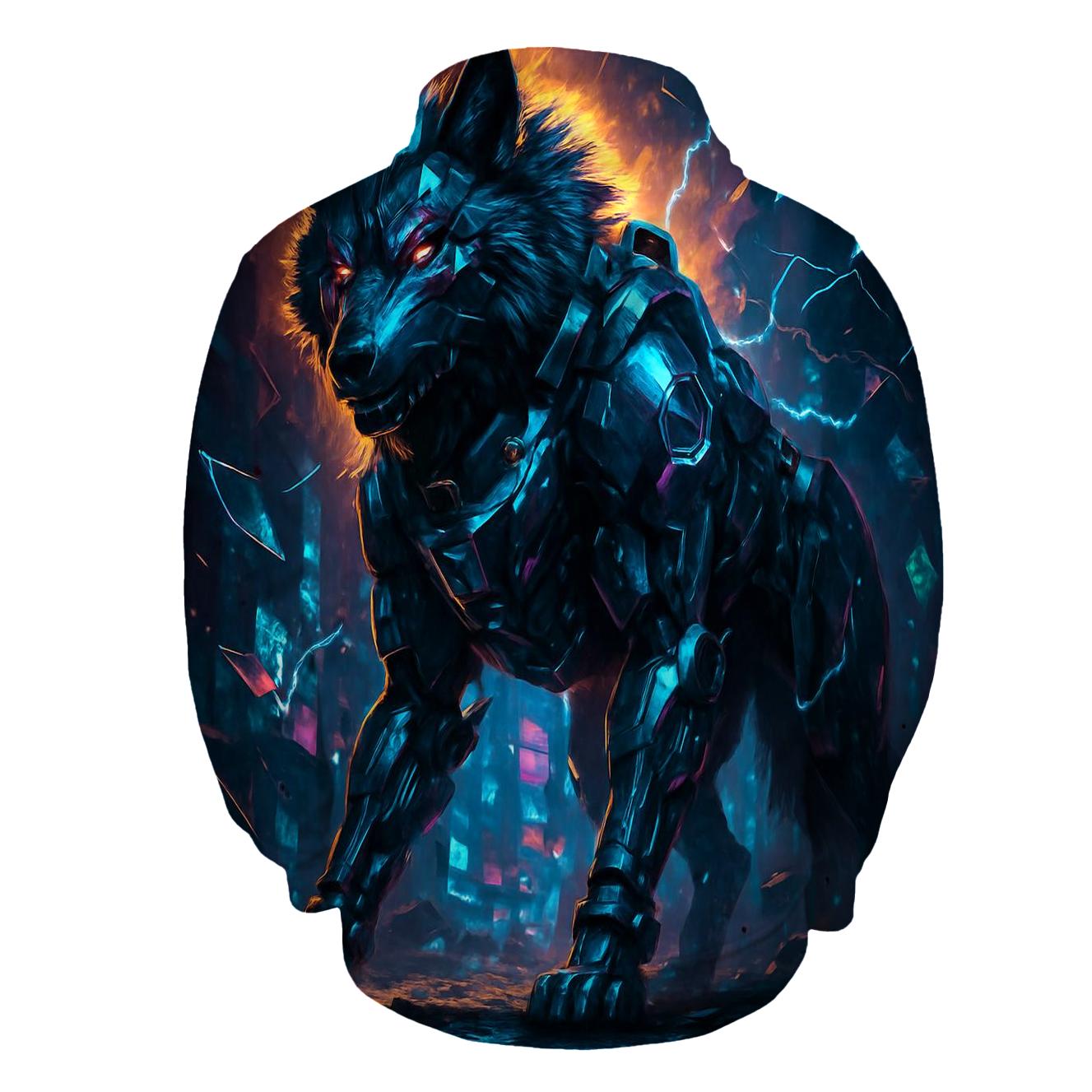 Iron Howl Mechanica embroidered hoodies