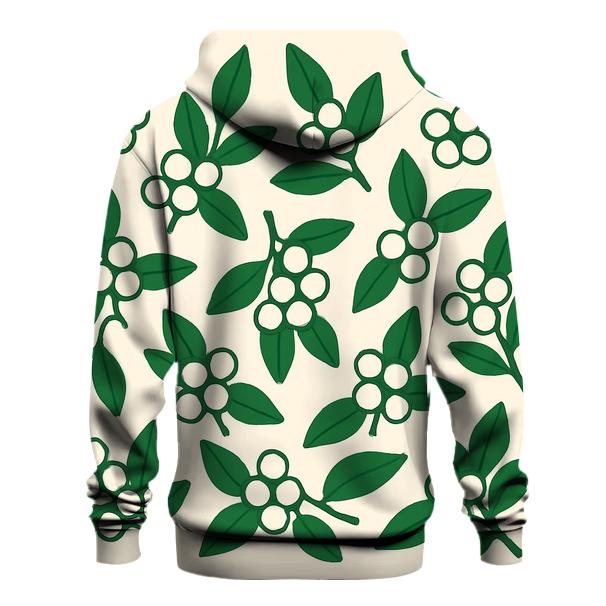 Abstract Mistletoe Geometry lightweight hoodies