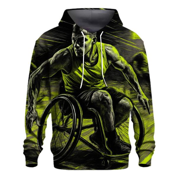 Adaptive Wheelchair Rugby Action hoodie trends
