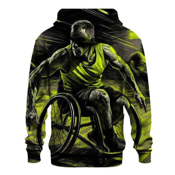 Adaptive Wheelchair Rugby Action hoodie trends