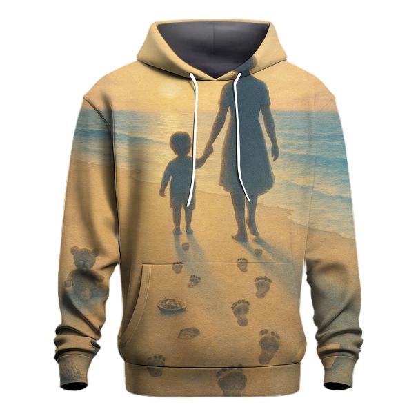 Footprints In The Heart custom hoodies