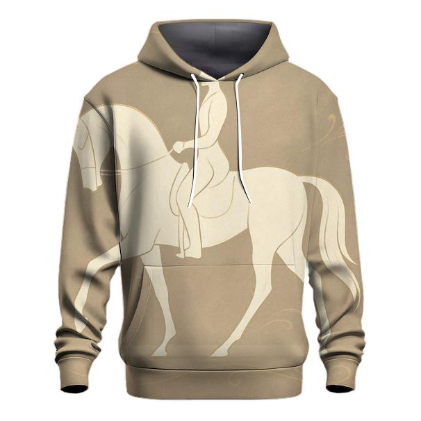 Equestrian Dressage Silhouette pullover hoodies