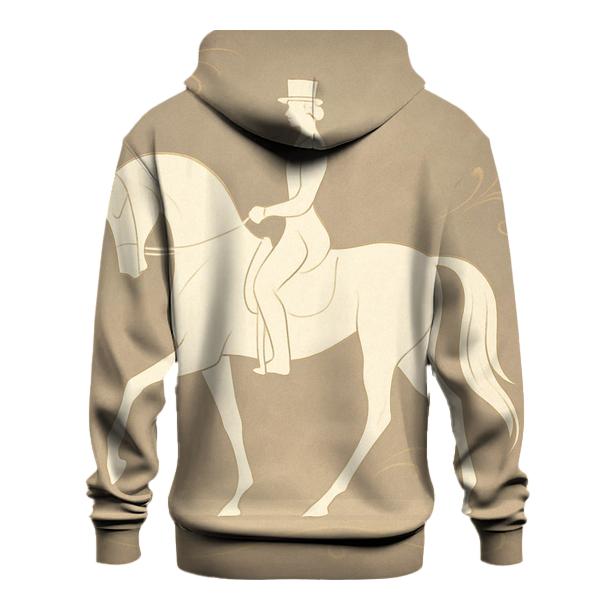 Equestrian Dressage Silhouette pullover hoodies