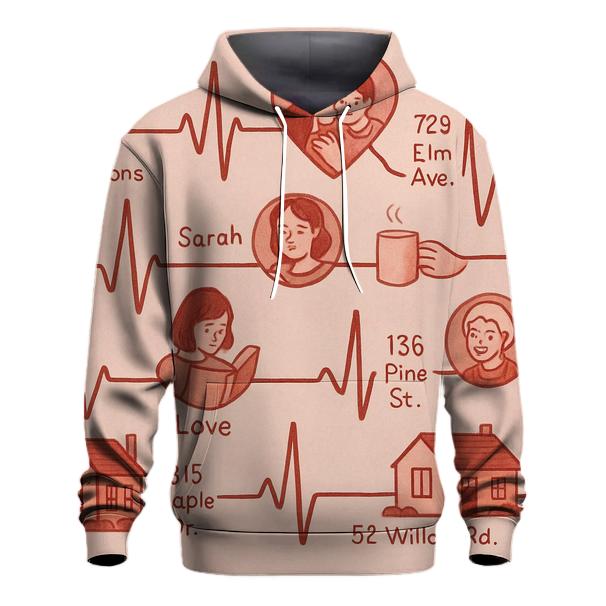 The Heartbeat Atlas hoodies fashion