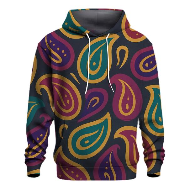 Electric Velvet Paisley custom hoodies