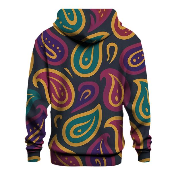 Electric Velvet Paisley custom hoodies