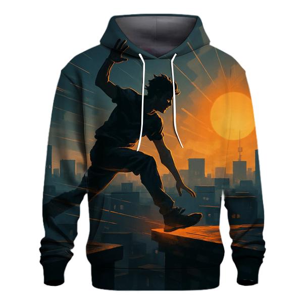 Parkour Cityscape Motion designer hoodies