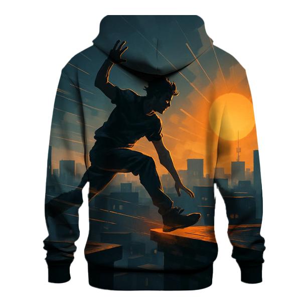 Parkour Cityscape Motion designer hoodies