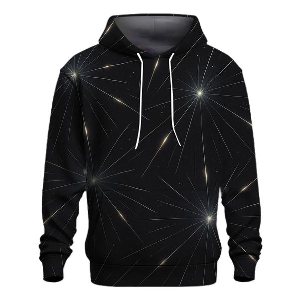 Meteor Trail Radiant Grid premium hoodies