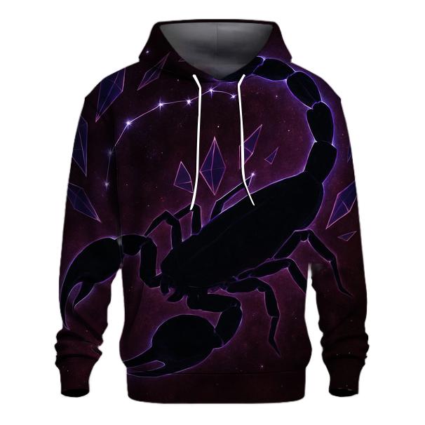 Scorpio Galactic Scorpion Sigil printed hoodies