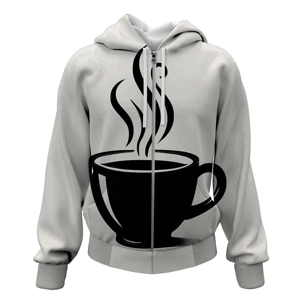 Morning Steam Outline lightweight hoodies