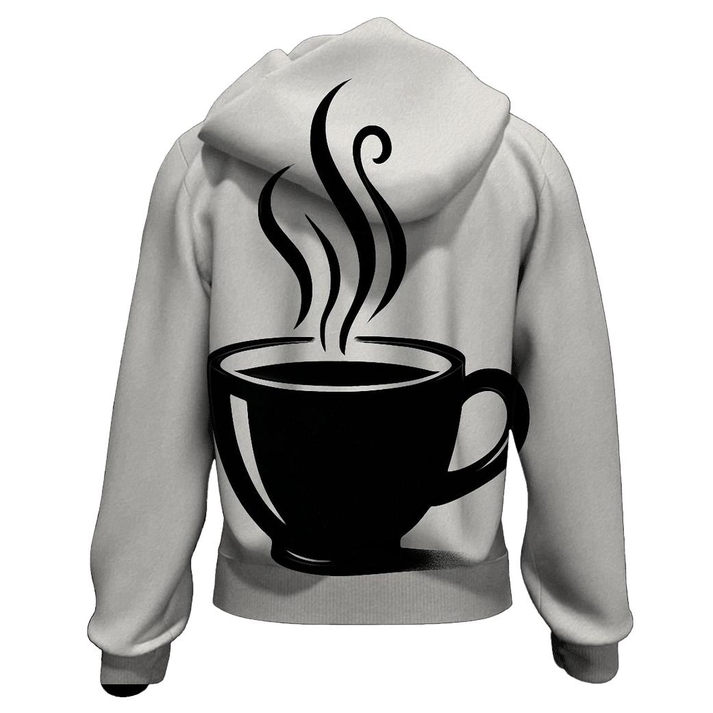 Morning Steam Outline lightweight hoodies