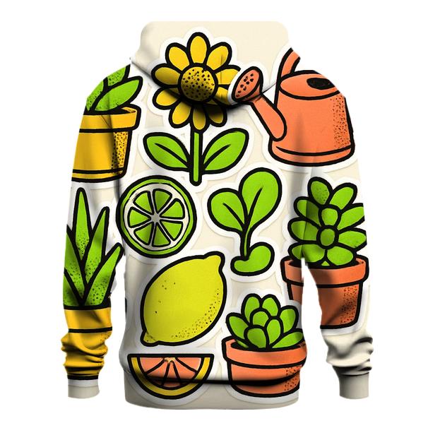 Pop Botanical Sticker Sheet printed hoodies