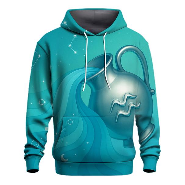 Aquarius Water Bearer Orbital Waves hoodie styles