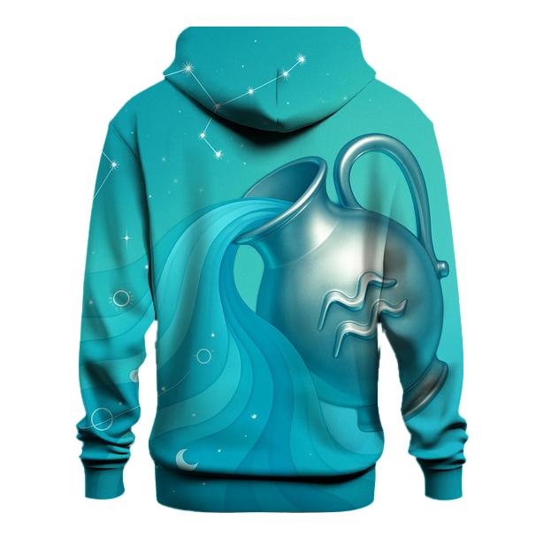 Aquarius Water Bearer Orbital Waves hoodie styles