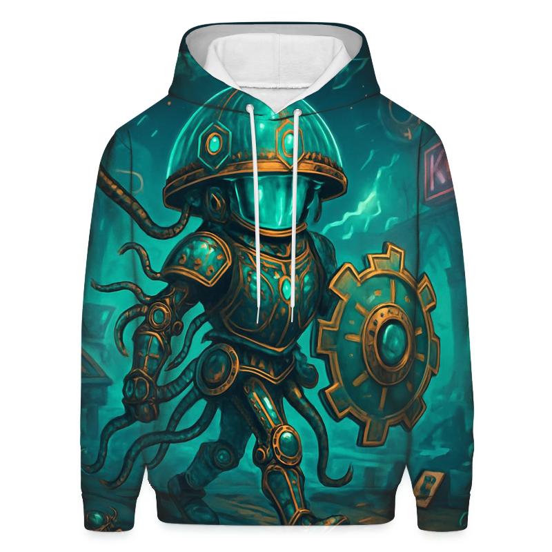 Clockwork Jelly Knight graphic hoodies