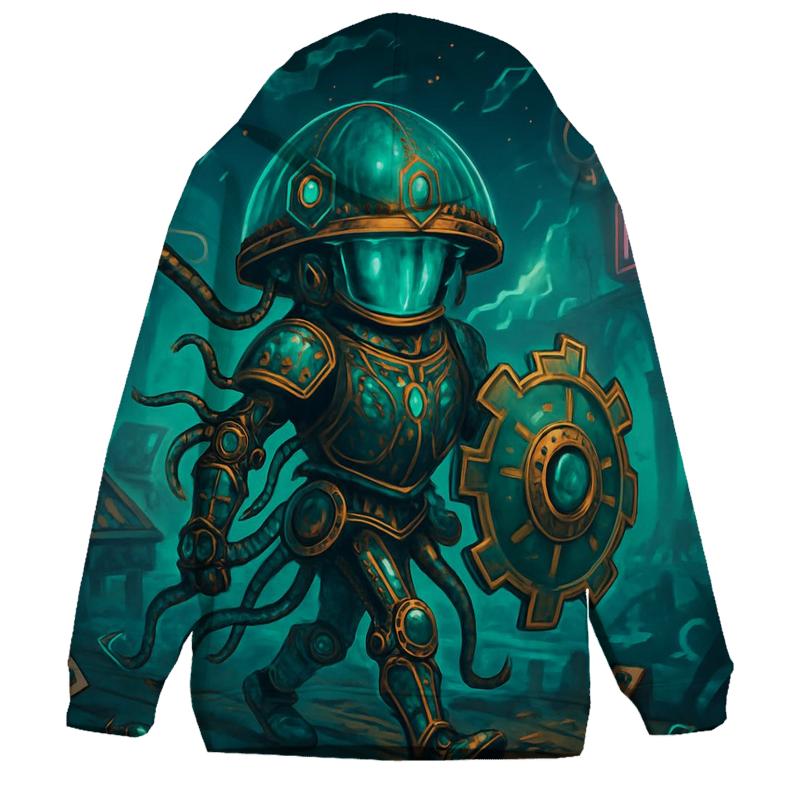 Clockwork Jelly Knight graphic hoodies