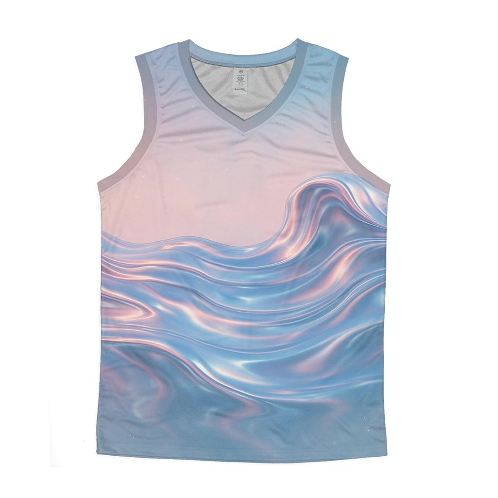 Aurora Liquid Horizon cotton sleeveless tops