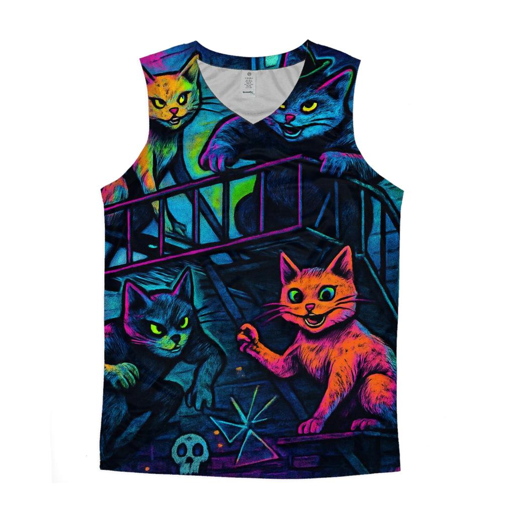 Graffiti Alley Council trendy fitted tank tops