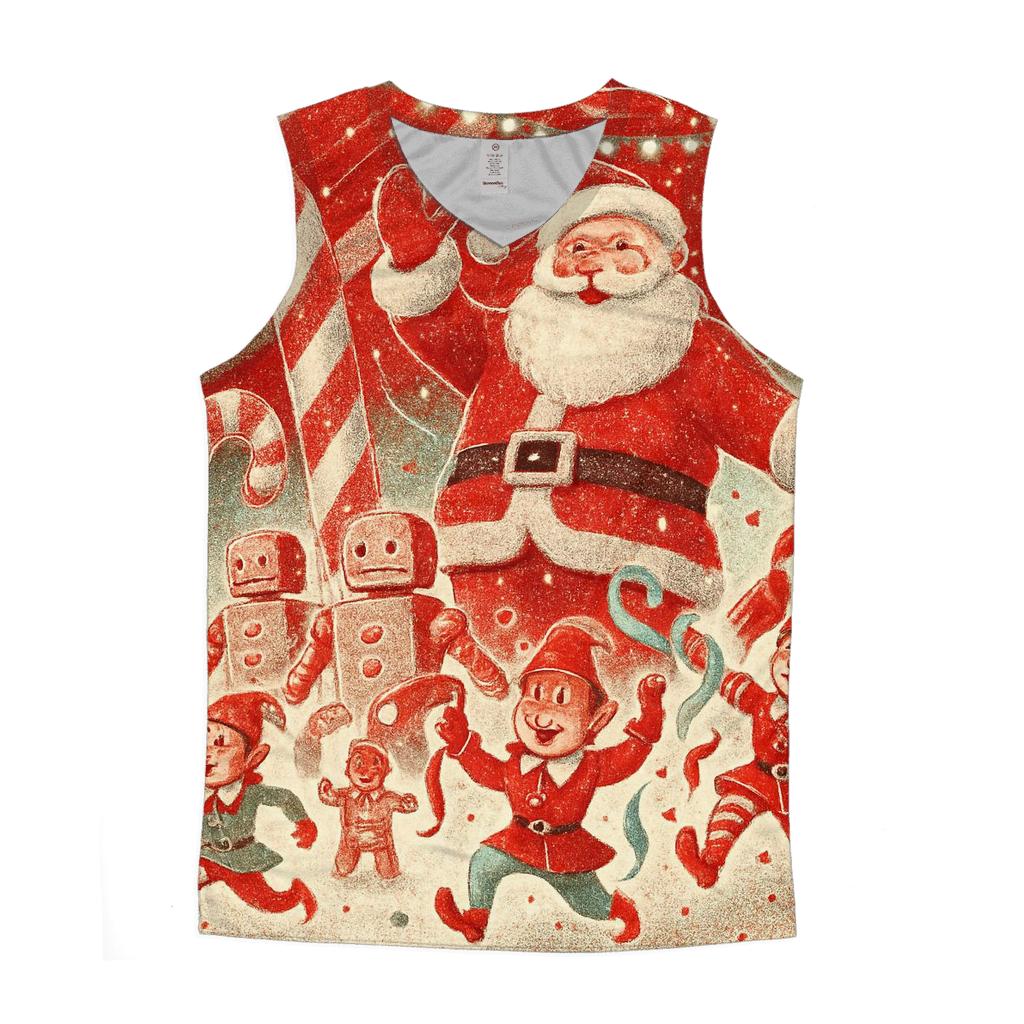 Santas Candy Workshop Parade stylish racerback tanks