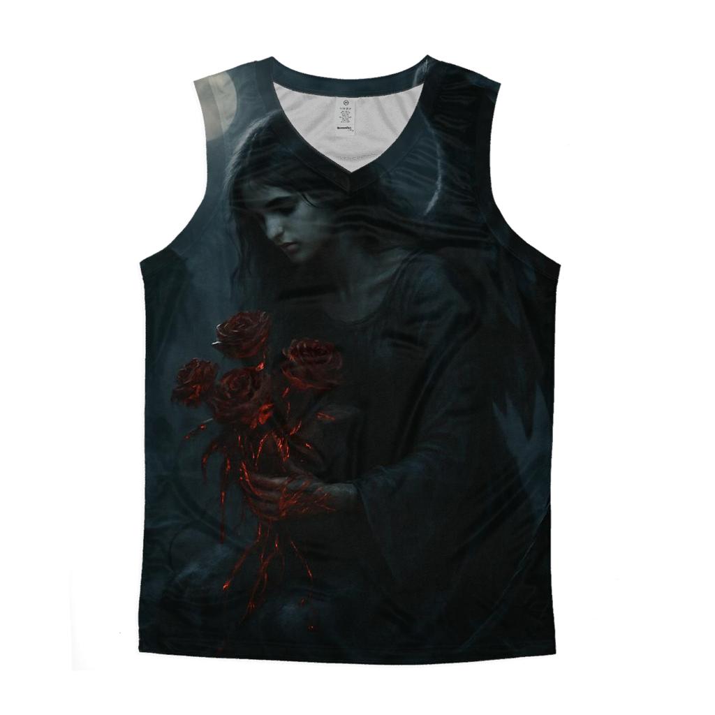 Harbinger Of Obsidian Roses personalized athletic tanks