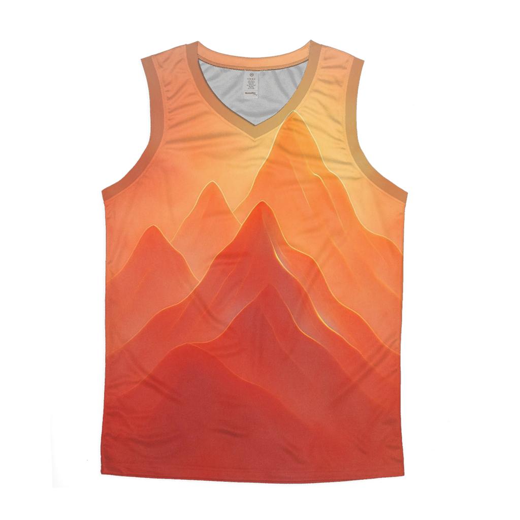 Chromatic Mountain Veil stylish racerback tanks